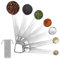 18/8 Measuring Spoons set - Set of 7 Stainless Steel Metal Measuring Spoons ,Teaspoon Tablespoon Set for Measuring Dry and Liquid Ingredients PUWWOT,