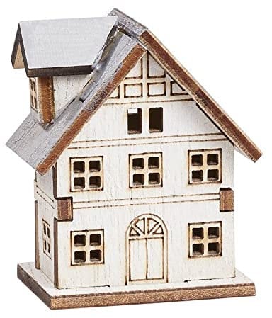 Holz-Häuschen III ca. 5 x 4,5 x 2,5 cm