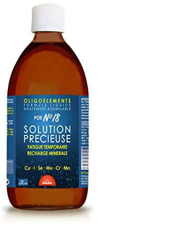 Solution Précieuse (Poe N°18) - Préparation d'Oligoéléments -PROPOS'NATURE - Solution Précieuse (Poe N°18) - BIOLIGO - 500 ml