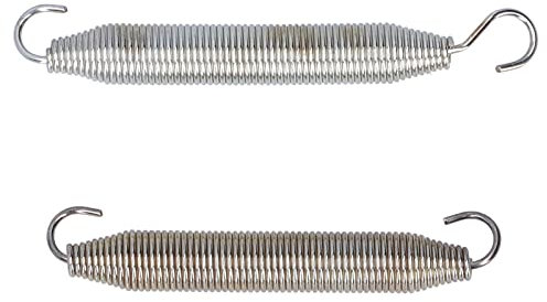 Kit de resorte de retorno universal, 2 piezas de resorte de retorno del acelerador del carburador de acero inoxidable para tractores de generadores de cortacésped de coche.