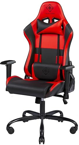 DELTACO GAMING Stuhl, Rot/Schwarz, Standard, GAM-096-R