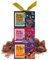 Monty Bojangles Vegane Kakaobestäubte Trüffel Pralinen, Geschenkturm, 3 x 100 g, Luxuriöses Schokolade Geschenkset in 3 Verschiedenen Geschmacksrichtungen, Individuelles Veganes Pralinen Geschenk