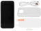 Mini Smartphone XS11, Telefono Cellulare Sbloccato con Schermo HD da 2,5 Pollici 3G per Android 6, Dual Sim, 1 GB/8 GB, Telefono di Backup Aziendale con Doppia Fotocamera, Leggero e(bianco perla)