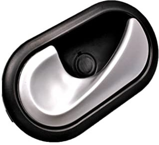 Poignées de porte intérieure de voiture pour Renault Kangoo 2 Couleur : Argent (Chrome) BBB