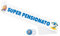 Fascia Pensione Uomo Blu con Spilla Originale - Super Pensionato - Idea Regalo Pensionamento Divertente - Regalo Pensione Uomo - Gadget Addobbi Decorazioni Festa di Pensione Originali - Spilla Inclusa