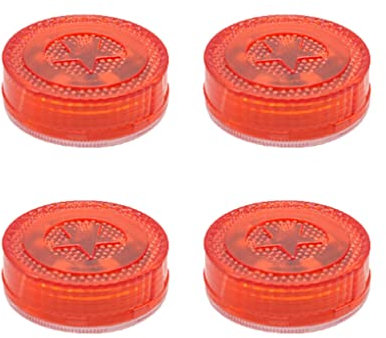 VUIUYOIES 4pcs Universal LED Door Safety Warning Anti-Collision Lights Magnetic Sensor Flashing Alarm Parking Lamp Light, Yellow Light