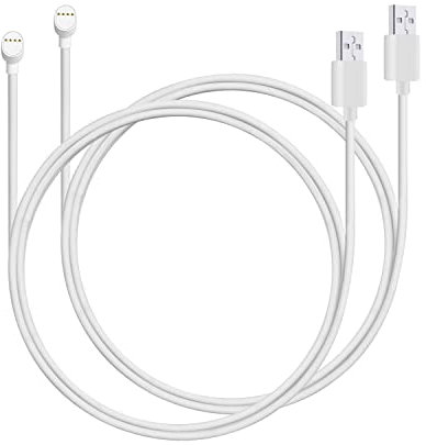 iMah 2-Pack Extended USB Power Charging Cable Compatible with Google Nest Cam (Battery), 6.56ft (2m)