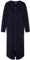 Ulla Popken Damen Bademantel, 2-wege-zipper, Frottee, Kuschelweich, Nachtblau, 66-68 EU