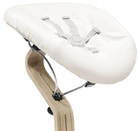 Newborn Set Stokke Nomi, Black/Grey Sand - Include una cintura di sicurezza a 5 punti e un set di tessuti reversibili e lavabili - Compatibile con tutte le sedie Stokke Nomi