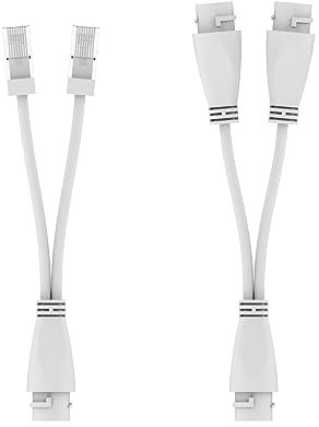 Reolink PoE Combiner & Splitter, Stromversorgung für 2 IP Kameras mit nur 1 Kabel, Unterstützt bis zu 300ft Kabel, Plug & Play, Entwickelt für die Verwendung mit Reolink PoE-Kameras, RLA-POECS1