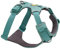 Ruffwear Front Range Hundegeschirr, reflektierendes Y-Geschirr, verstellbares, bequem gepolstertes Alltagsgeschirr für Spaziergänge und Hunderennen, 2 Leinenbefestigungen, River Rock Green XS