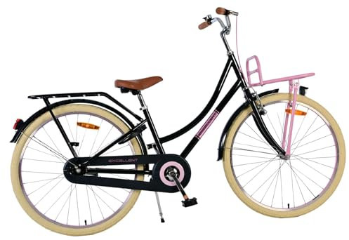 Volare Excellent Kinderfahrrad - Mädchen - 26 Zoll - Schwarz