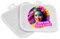 Kiwistar - Topflappen 17x17cm - Weiß - selbst gestalten - Foto - Wunschtext - individuell Bedruckt - Polyester - personalisiert - Geschenkidee - Dekoration - Topfhalter