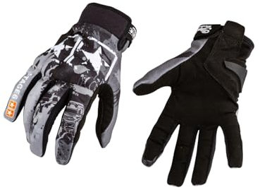 Stage6 Handschuhe Street Grey Größe S | geeignet für den Sommer | hochwertigen Textil | Abriebfestigkeit | Reißfestigkeit | Aufprallschutz | Ergonomisch |