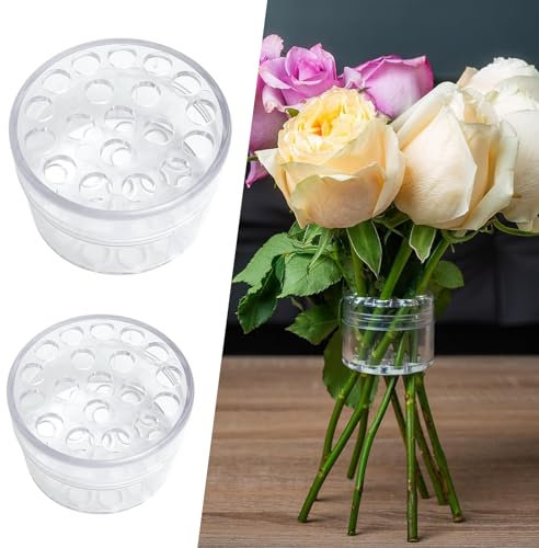 Spiralförmiger Ikebana-Stielhalter,2 Stücke Spiralstielhalter für Vasen,Spiralstielhalter für Blumen,Wiederverwendbare Hanataba Bouquet Twisters für Vasen,Diy-Blumenstrauß,für Hochzeitsdekoration.
