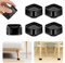 4 Stück Möbelerhöher Erhöhen Möbelerhöhung Betterhöhung Bed Riser Tischhöhe Erhöhen Höhenverstellbar Möbelerhöhung Tischerhöher Tischerhöhung Möbelhöhe Für Schreibtisch Sofa Tisch Bücherregal