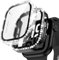 Neitra [2 Stück] Glitzer Diamanten Hülle für Apple Watch Series 10 42mm, Hart PC Bumper Case mit HD Gehärtetes Displayschutz Folie, Bling Schutzhülle Cover Smartwatch Zubehör für Frauen Mädchen