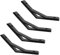 TAODAN 4PCS Angle Bracket Connector Fitting 135 Degree Industrial Aluminium Profile Angle Connector Fitting for Architectural Frames 3D Printers Numerical Control Routers Cutting Machines Black