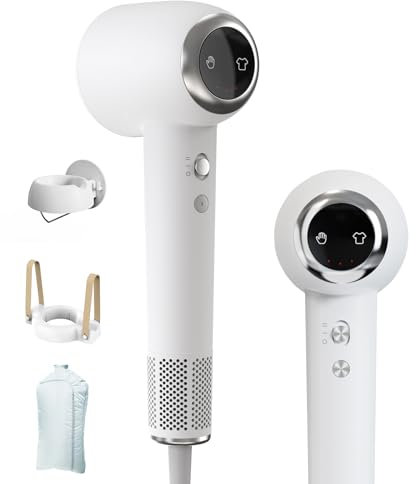 Föhn mit Aufsätzen, Haartrockner 3 in 1 mit 110.000 U/min Schnelles Trocknen, Hair Dryer 200 Million Negativ Ionen, Haarföhn für Zuhause, Reisen (zum Haare, Hände & Kleidung Trocknen in one)