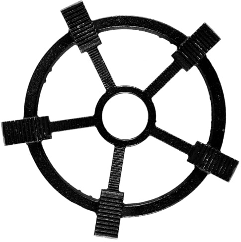 Nicear Gas Ring Reducer, Work Stand Ring For Stove, Non-Slip Heavy Duty Cast Iron Gas Burner Trivets For Hot Pots, Pans, Espresso Maker, Coffee Pot