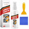Aufkleberentferner,Klebereste Entferner,Sekundenkleber Entferner,Klebereste Entferner Fensterrahmen,Lebstoffentferner Mit Schaber,der Aufkleber und Etiketten effektiv von Oberflächen Entfernt(120ml)