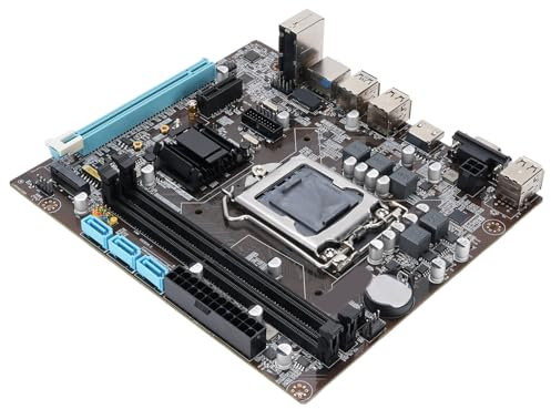 Placa Base de Juegos de Computadora H110, para la Placa Base LGA 1151 ATX 2 Canales, DDR4 M.2 NVME NGFF Serial ATA3.0 WiFi Gigabit LAN PCIe Plothboard Soportes para 6 7 8 Gen 14