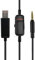 Ruiogoe Replacement 3.5mm Cable With Volume Control For MMX300 Earphones Cord Upgrades Your Gaming Gear Reduce Loss Wire