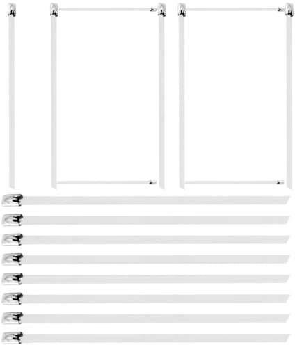 Chain Link Fence Heavy Duty 100 Pieces Stainless Steel Garden Fencing