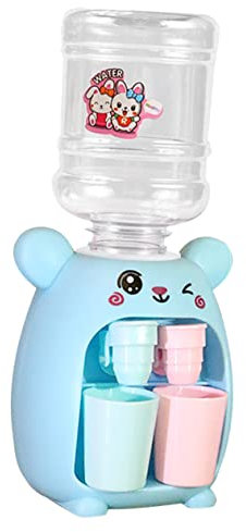 Yardwe Dispenser de Agua Simulado para Juguete Mini Fuente de Agua Diseño Kawaii para Desarrollo de Habilidades y Decoración Infantil