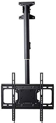 Verstellbare Decken- und Wand-TV-Halterung, passend für die meisten 81,3 cm (65 Zoll) LCD-Monitore, Teleskop-Halterung für optimales Seherlebnis.