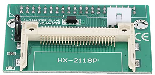 aqxreight IDE-to CF-Adapterkarte 40-poliger Weiblicher Anschluss für CF-I- und CF-II-Speicherkarten, die mit Festplatten 5,0 V oder 3,3 V Kompatibel Sind