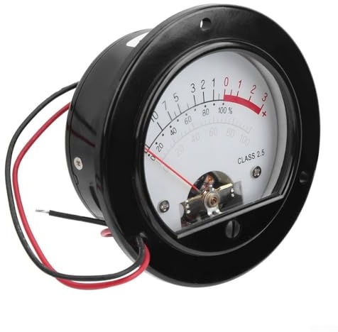 FACAIIO VU Meter Retro Zeiger mit weißer Hintergrundbeleuchtung DIY und Aufnahmestudio Audio Level Testgerät