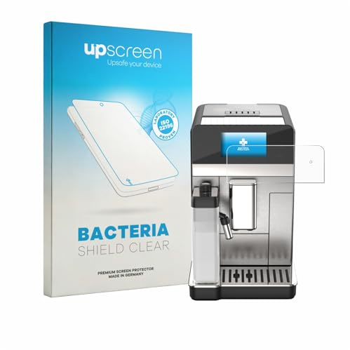 upscreen Schutzfolie für DeLonghi Eletta Ultra 2026 | Antibakterieller Displayschutz Made in Germany Transparente Folie HD-Klar