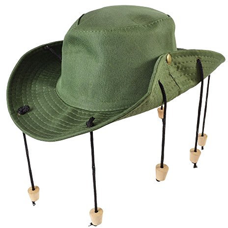 Bristol Novelty BH657 Australischer Outback-Hut mit Korken, Unisex Adult, Grün, Einheitsgröße