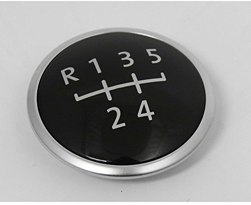 7E0711144HB5 Plakette Original Schaltknauf Emblem silber 5-Gang Schaltgetriebe