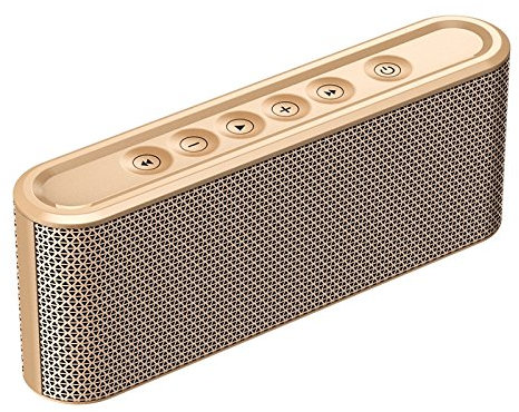 TuToy Manovo X6 2200Mah Screen Touch Tf Wireless Bluetooth Speaker Mit Mic Für iPhone 7 8 Mobiltelefon-Gold