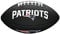 Wilson Unisex-Youth MINI NFL TEAM SOFT TOUCH FB BL NE American Football, BLACK,