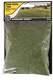 Woodland Scenic Static Grass 7mm-Medium Green