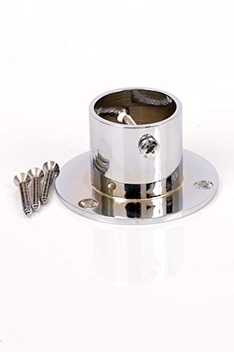Polished Chrome Cup Ends for 24mm,28mm,32mm,36mm Decking Rope Decking Chrome Fittings (32MM Cup END)