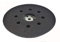 Piatto di supporto adesivo per dischi abrasivi, forato, con diametro da 125 mm, di durezza media, compatibile con levigatrici eccentriche Bosch e Skil