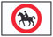 HB-Druck Reiten verboten Schild A4 (210x297mm)