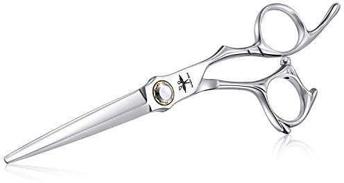 PURPLEBIRD Haarschere Friseurschere 6 Inch Effilierschere Scharfe Haarschneideschere Japanischer Edelstahl 440C für Damen und Herren Haarschere