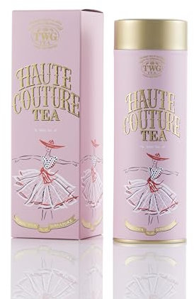 TWG Tea | Haute Couture Tea | Loose Leaf BlackTea | Caramel & Rose | Haute Couture Tin, 100g | Gift Set