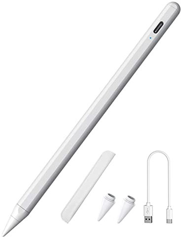 Stylus Pen for iPad With Palm Rejection and Tilt Function - High Precise Apple Pencil Compatible With iPad Mini 5/6, Pro 11/12.9 Inch, 6/7/8/9, Air 3/4
