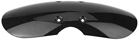 Qiilu Motorrad Short Front Kotflügel Schmutzschutzabdeckung - Schwarz, Fit für T100 Scrambler Thruxton 900 Bonneville 2001-2016