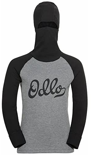 Odlo Thermounterwäsche Kinder Active Warm I Sportunterwäsche Mädchen Jungen I Langarm Thermoshirt Langarm Thermoshirt mit Facemask I Kinder