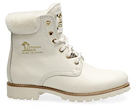 Panama Jack Panama 03 Igloo Trav, Botas Mujer, Blanco, 38 EU
