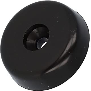 GLEITGUT 4 Stück Möbelstopper schwarz Rutschhemmer zum Schrauben Anti-Rutsch Gleiter (25 mm)