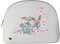 Wrendale Designs Kosmetiktasche, Motiv: Wren (großer Wren Kosmetiktasche – Home Tweet Home), Grau