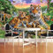 YXTSmurals Fototapete 3D Effekt Tiere Tiger Bäume Fototapeten Vlies Tapeten Wandtapete Vliestapete Wandbild Wand Schlafzimmer Wohnzimmer Büro Küche